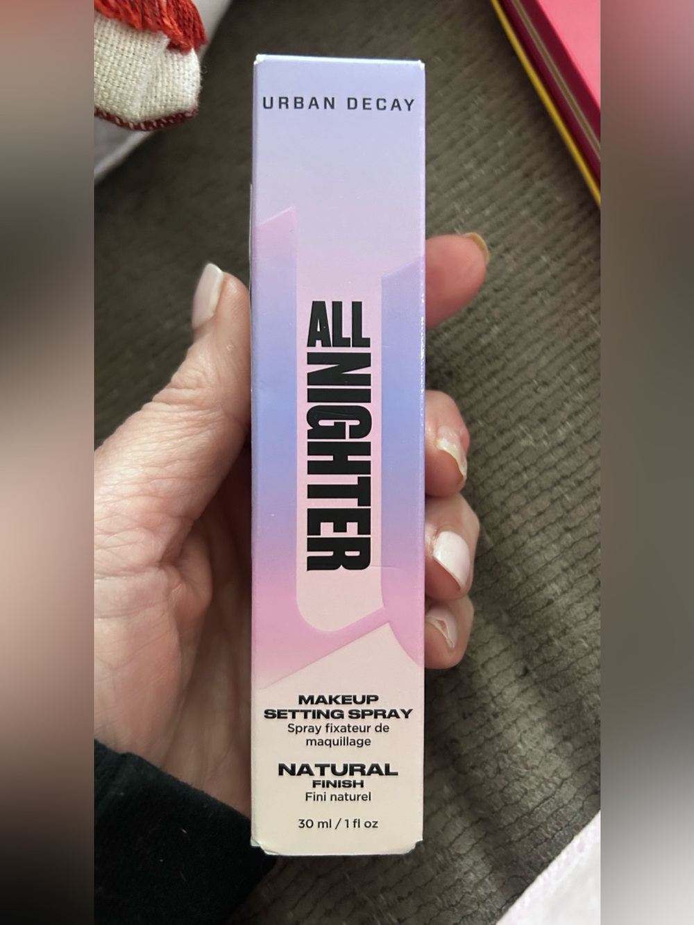 Urban Decay All Nighter Makeup Setting Spray — Pink Gradient